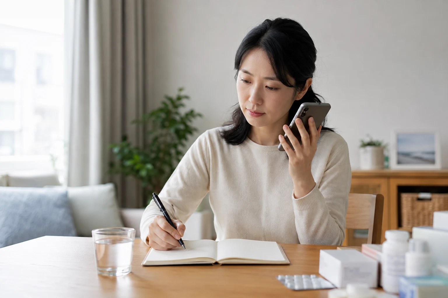 한방 다이어트 기간 계획 생활 관리 장면